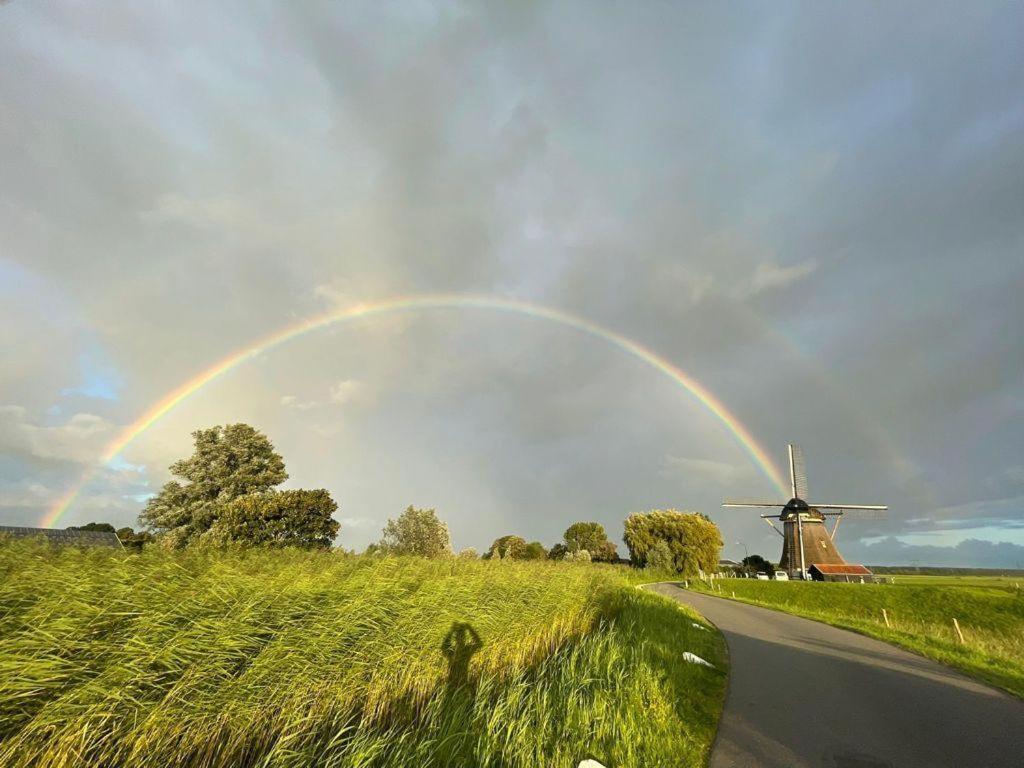 Mondriaanmolen, a real Windmill close to Amsterdam Abcoude Exterior foto